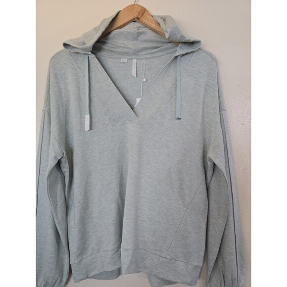 Travis Mathew OCEANA CLOUD Hoodie Sweatshirt Heather Desert Sage Size Small - Picture 4 of 11